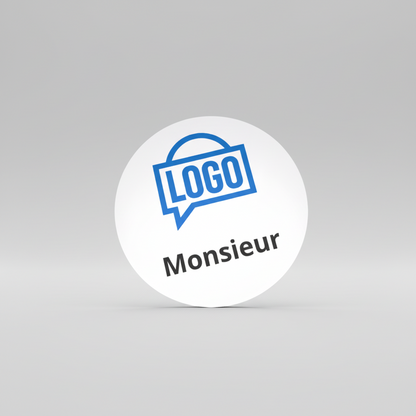 sous-verres personnalisés (rond, 4") ensemble de 4